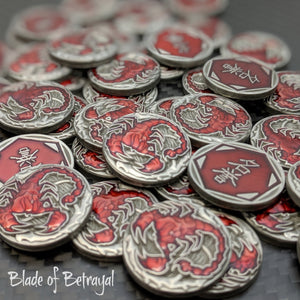 Scorpion Blade, Conspiracy & Victory - Metal Fate Tokens
