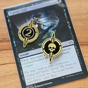 Imminent Demise Counters - Metal Poison Token Set