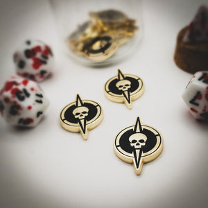 Imminent Demise Counters - Metal Death/Exhaustion Tokens