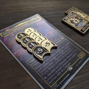 +1/+1 Strength Crescendo Counters - Metal Token Set