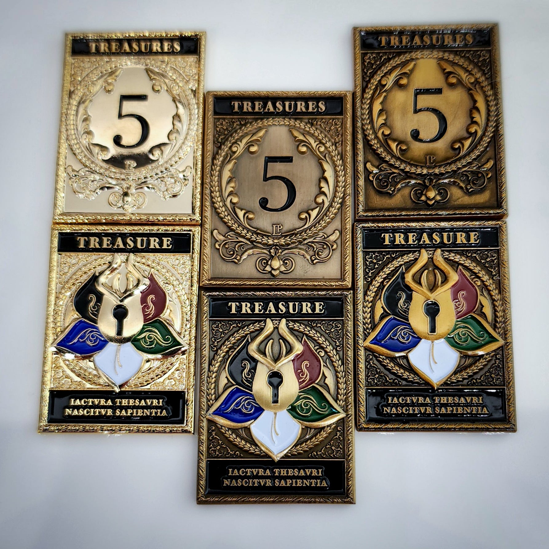 Prized Treasures - Metal Treasure Tokens - Luxury Playstyle Prized Treasures - Metal Treasure Tokens - Luxury Playstyle