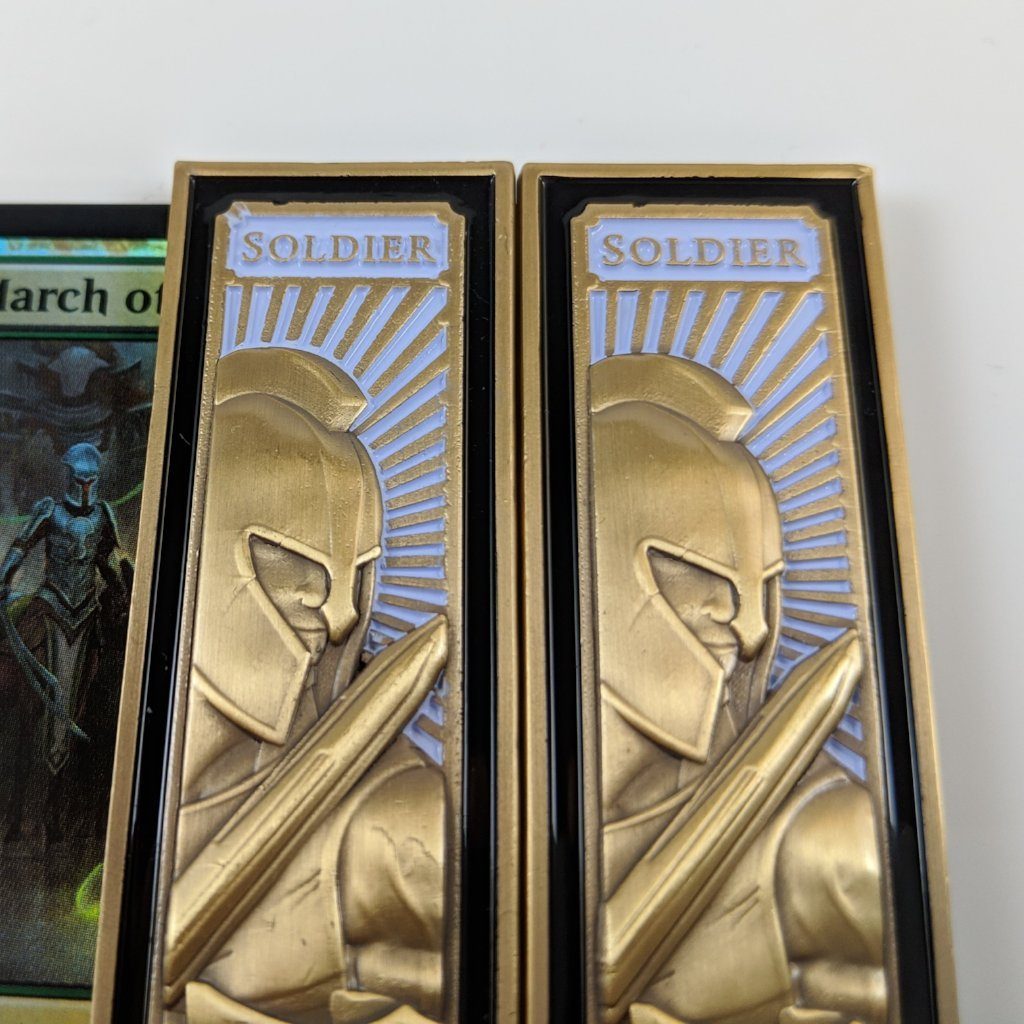 Prized Soldier - Metal Creature Tokens - Luxury Playstyle Prized Soldier - Metal Creature Tokens - Luxury Playstyle