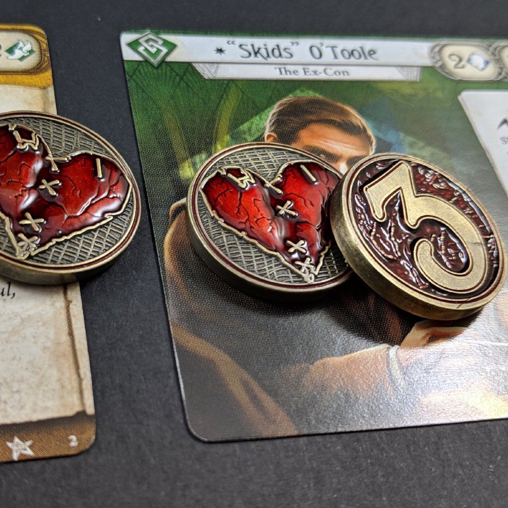 Wounded Heart - Metal Health/Wound Tokens - Luxury Playstyle Wounded Heart - Metal Health/Wound Tokens - Luxury Playstyle